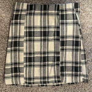 PLAID SKIRT SIZE S